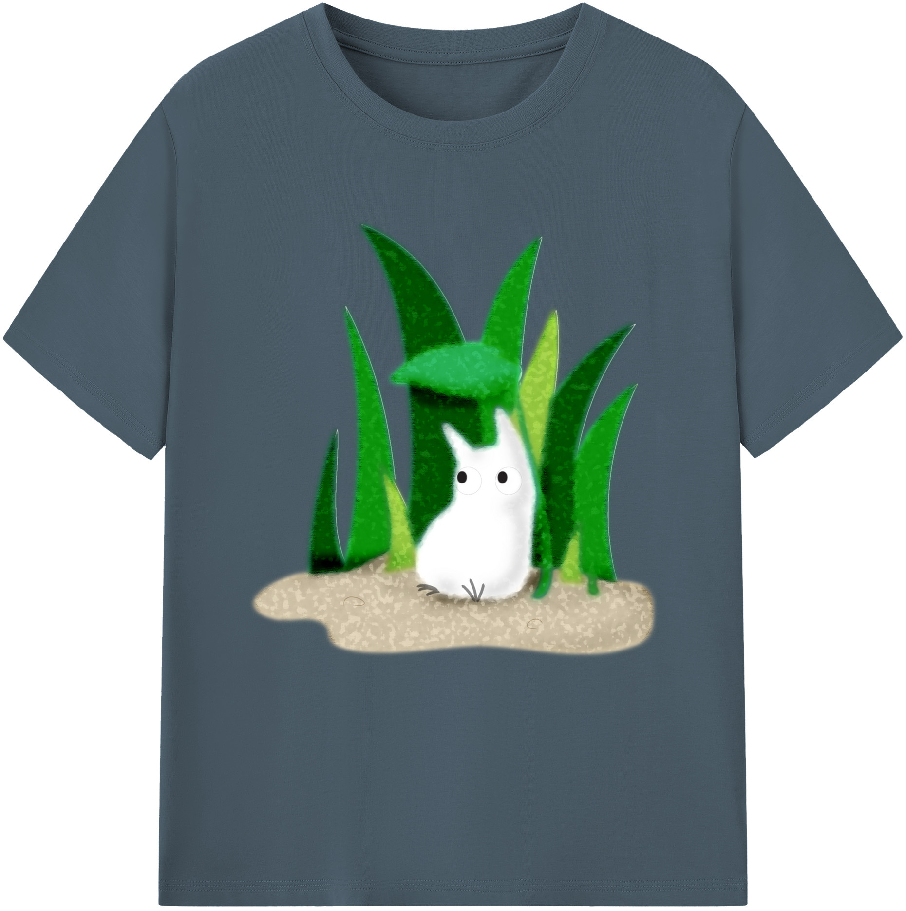 （画像用） となりのトトロ 草壁メイ 草壁サツキ My Neighbor Totoro Satsuki Kusakabe Mei Kusakabe 綿100％半袖Tシャツ（フロントプリント）